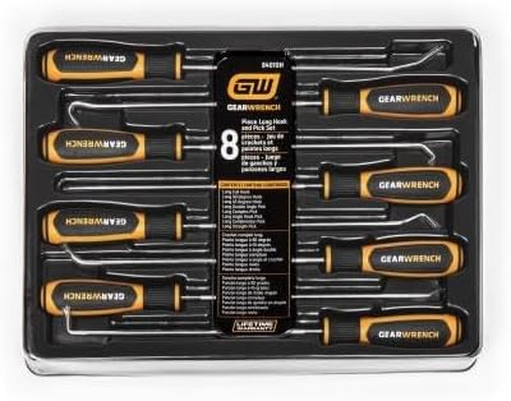 GEARWRENCH 8 Pc. Long Hook & Pick Set - 84010H