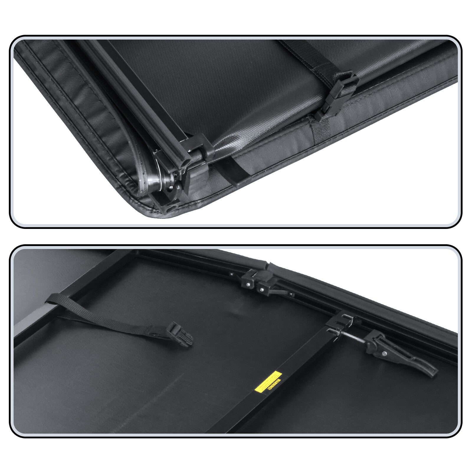 6.4Ft Tri-Fold Truck Bed Tonneau Cover Fit for 02-24 Dodge Ram 1500 2500 3500