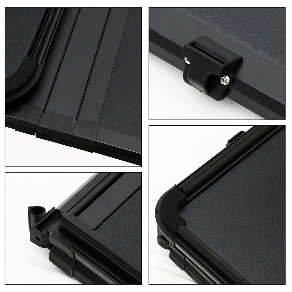 5.8FT 3 Fold Hard Truck Bed Tonneau Cover for 2019-2024 Silverado Sierra 1500