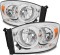 06-08 Ram 1500 06-09 Ram 2500 3500 Pickup Truck Headlights Front Lamps Direct Re