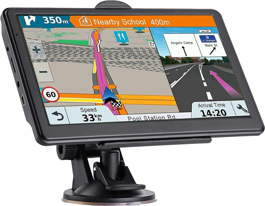 Gps Navigation for Car/Truck Touch Screen Maps W/ Spoken Direction 7"