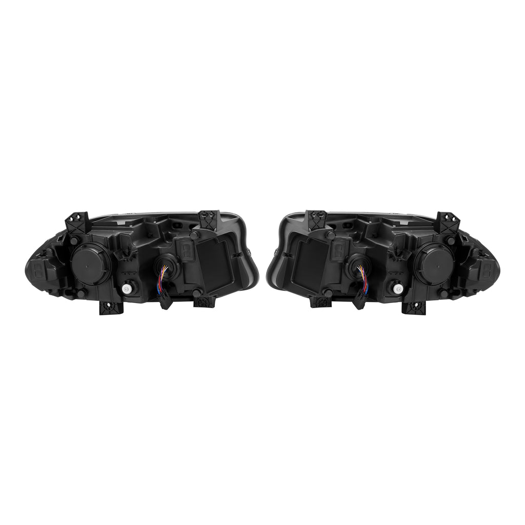 Pair LED DRL Projector Headlights Assemblies for Dodge Charger 2015-2023 LH+RH