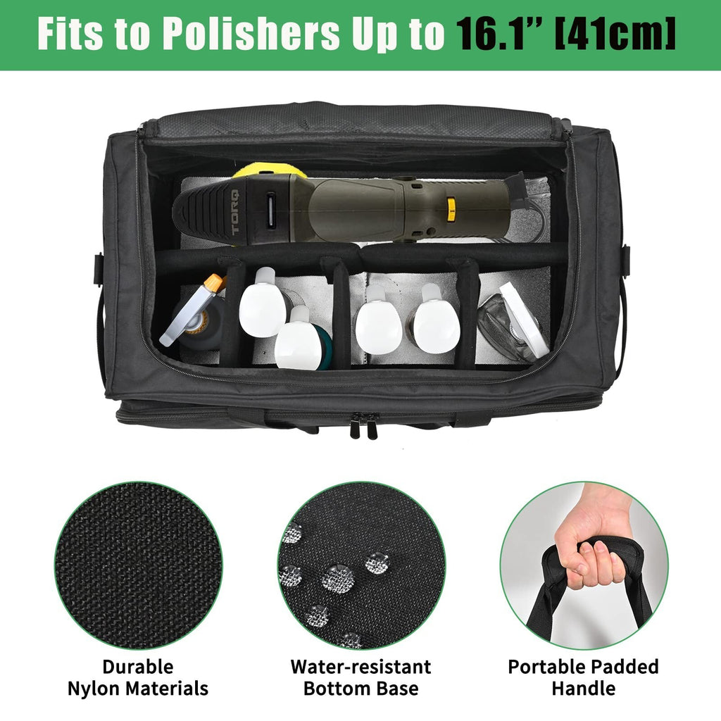 Large Car Detailing Bag, Cleaning Caddy for Auto Detailing Supplies, Car Clea...